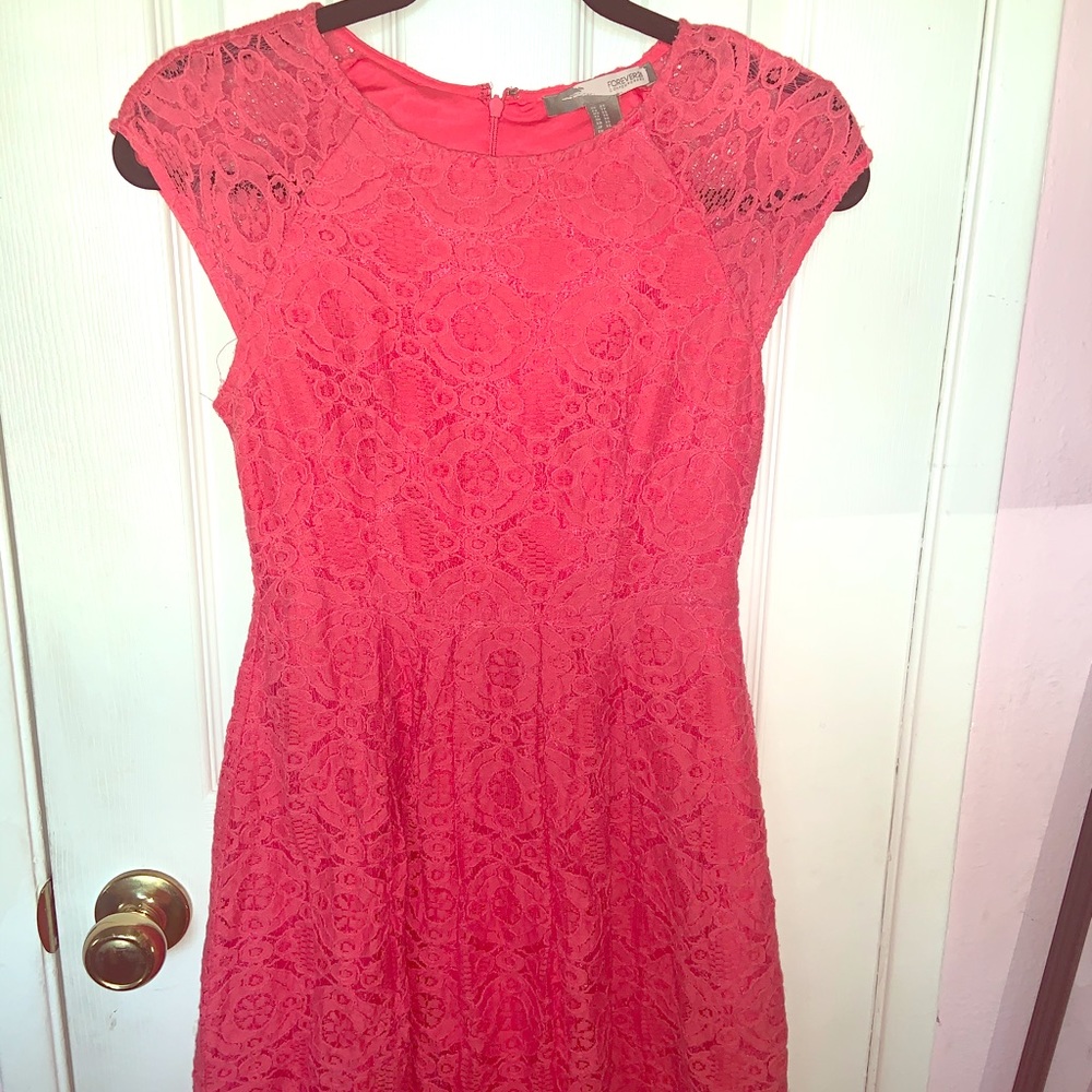 Forever 21 Coral pink dress